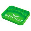 Grypmat Grypmat GRYGMPM 9.5 x 7.5 in. Rectangular Grypmat Tool Tray with 1 in. Thick Chemical Resistant Silicone; Green GRYGMPM